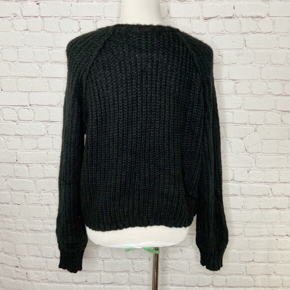 NEW Wild Fable Ebony Black Knit Pullover Sweater XS - Picture 6 of 10